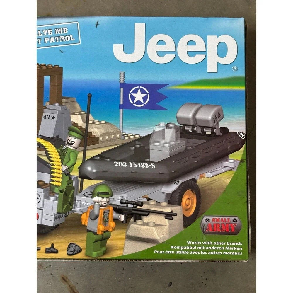 Brand New Sealed Cobi Jeep 24251 Willy MD Coast Patrol Building Set 2012